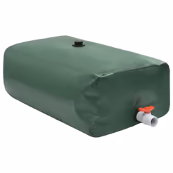 Collapsible Water Tank PVC Water Storage Collecting Tank Unit 3000 L/6000 L - green, 500 l