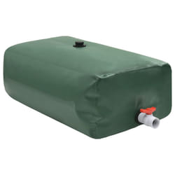 Collapsible Water Tank PVC Water Storage Collecting Tank Unit 3000 L/6000 L - green, 500 l