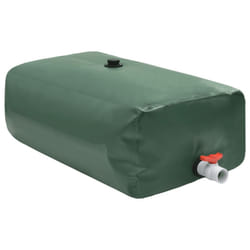 Collapsible Water Tank PVC Water Storage Collecting Tank Unit 3000 L/6000 L - green, 1500 l