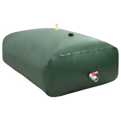 Collapsible Water Tank PVC Water Storage Collecting Tank Unit 3000 L/6000 L - green, 2100 l