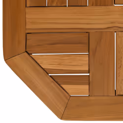 vidaXL Table Top Replacement Table Top Coffee Dining Table Top Solid Wood Teak - 40 x 40 x 2.5 cm - Additional view 5