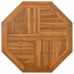 vidaXL Table Top Replacement Table Top Coffee Dining Table Top Solid Wood Teak - 80 x 80 x 2.5 cm