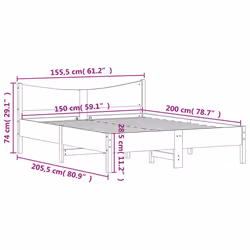 VidaXL 3216368 bed frame - Additional view 8