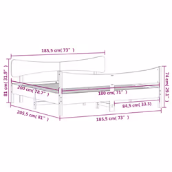 VidaXL 3216374 bed frame - Additional view 8