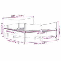 VidaXL 3216380 bed frame - Additional view 8