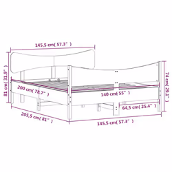 VidaXL 3216383 bed frame - Additional view 8