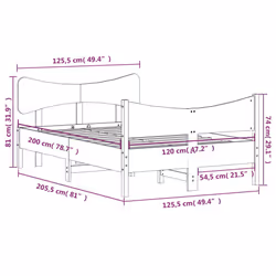 VidaXL 3216386 bed frame - Additional view 8
