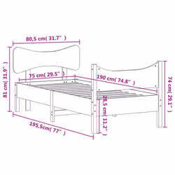 VidaXL 3216407 bed frame - Additional view 8
