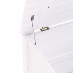 vidaXL Storage Box with Lid Blanket Box Storage Chest White Solid Wood Pine - Additional view 7