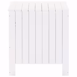 vidaXL Storage Box with Lid Blanket Box Storage Chest White Solid Wood Pine - Additional view 4