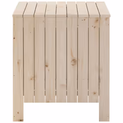 vidaXL Storage Box with Lid Blanket Box Storage Chest Toy Box Solid Wood Pine - Additional view 4