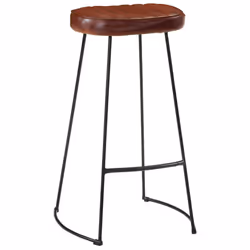 vidaXL Bar Set 3 Piece Bar Table and Chairs Solid Rough Wood Mango and Metal