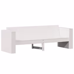 VidaXL 832374, 3 seat(s), White, 110 kg, 1890 mm, 600 mm, 620 mm