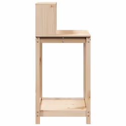 vidaXL Potting Table with Shelves Potting Bench Plant Table Solid Wood Pine - Additional view 5