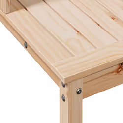 vidaXL Potting Table with Shelves Potting Bench Plant Table Solid Wood Pine - Additional view 7