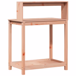 vidaXL Potting Table with Shelves Potting Bench Plant Table Solid Wood Douglas - Additional view 6