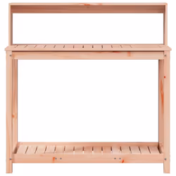 vidaXL Potting Table with Shelves Potting Bench Plant Table Solid Wood Douglas - Additional view 4