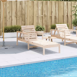 VidaXL 832538 outdoor chair Terrace Padded seat Pinewood
