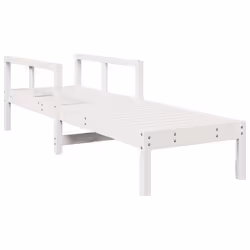 VidaXL 832539, Terrace, Padded seat, Pinewood, White, 80 kg