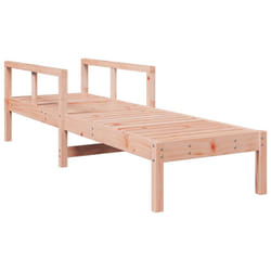 vidaXL Sun Lounger Sun Bed Day Bed Patio Outdoor Lounge Chair Solid Wood Pine - natural douglas