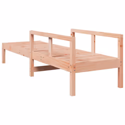 vidaXL Sun Lounger Sun Bed Day Bed Patio Outdoor Lounge Chair Solid Wood Pine - natural douglas - Additional view 5