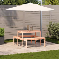 vidaXL Picnic Table Outdoor Dining Table Patio Garden Table Solid Wood Douglas - Additional view 2
