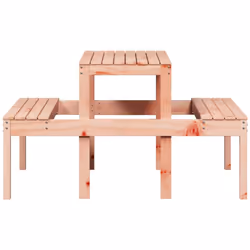 vidaXL Picnic Table Outdoor Dining Table Patio Garden Table Solid Wood Douglas - Additional view 4
