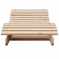 vidaXL Sun Loungers Sun Bed Day Bed Outdoor Lounge Chair 2 pcs Solid Wood Pine - Additional view 4