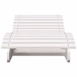 VidaXL 832574 outdoor chair Lounge Padded seat Pinewood White - Additional view 4