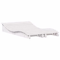 vidaXL Sun Loungers Sun Bed Day Bed Lounge Chair 2 pcs White Solid Wood Pine