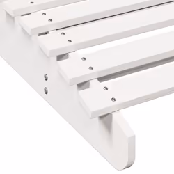 vidaXL Sun Loungers Sun Bed Day Bed Lounge Chair 2 pcs White Solid Wood Pine - Additional view 7