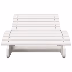 VidaXL 832581 outdoor chair Lounge Padded seat Pinewood White - Additional view 4