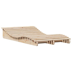 vidaXL Sun Lounger Garden Sun Bed Day Bed Outdoor Lounge Chair Solid Wood Pine