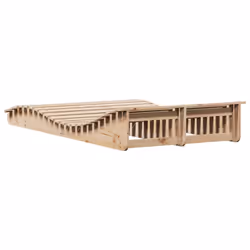 vidaXL Sun Lounger Garden Sun Bed Day Bed Outdoor Lounge Chair Solid Wood Pine - Additional view 5