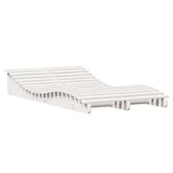 VidaXL 832589 outdoor chair Lounge Padded seat Pinewood White