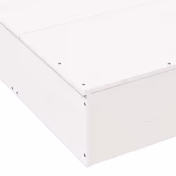 vidaXL Sandpit with Cover Children's Sandbox Sand Pit White Solid Wood Pine - Additional view 7