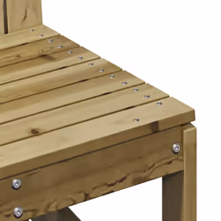 vidaXL Garden Chair Dining Chair Outdoor Seat Chair Impregnated Wood Pine - Additional view 6
