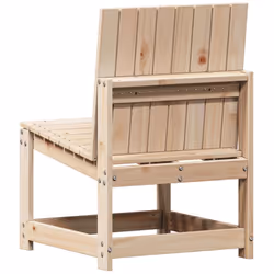 vidaXL Garden Lounge Set 3 Piece Outdoor Table and Chairs Solid Wood Pine - Additional view 5