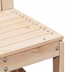 vidaXL Garden Lounge Set 3 Piece Outdoor Table and Chairs Solid Wood Pine - Additional view 7