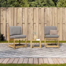 VidaXL 832624 outdoor chair Terrace Pinewood