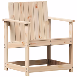 vidaXL Garden Chair Patio Dining Chair Outdoor Seat Chair Solid Wood Pine