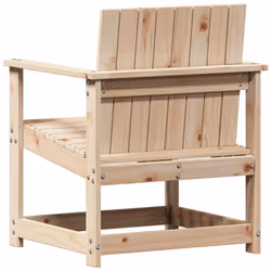 vidaXL Garden Chair Patio Dining Chair Outdoor Seat Chair Solid Wood Pine - Additional view 5