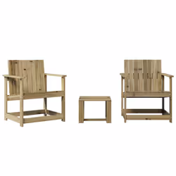 VidaXL 832634, Terrace, Pinewood, 620 mm, 560 mm, 770 mm, 39 cm