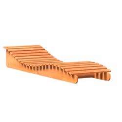 VidaXL 844650, Lounge, Padded seat, Pinewood, Brown, 70 kg, 600 mm