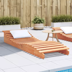 VidaXL 844650 outdoor chair Lounge Padded seat Pinewood Brown