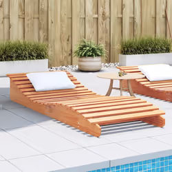 VidaXL 844653 outdoor chair Lounge Padded seat Pinewood Brown