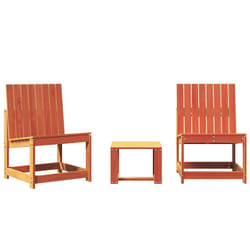 VidaXL 844661 outdoor chair Terrace Pinewood Brown