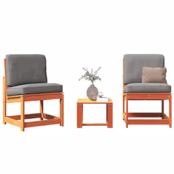 VidaXL 844661 outdoor chair Terrace Pinewood Brown
