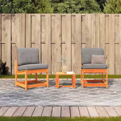 VidaXL 844661 outdoor chair Terrace Pinewood Brown
