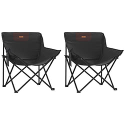 VidaXL 366548 outdoor chair Terrace Polyester, Steel Black